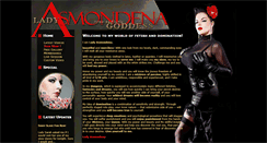 Desktop Screenshot of lady-asmondena.com