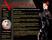 Tablet Screenshot of lady-asmondena.com